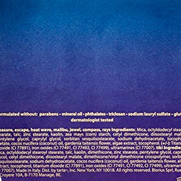 TARTE RAINFOREST OF THE SEA VOLUME III. NEW IN BOX - Picture 9 of 16